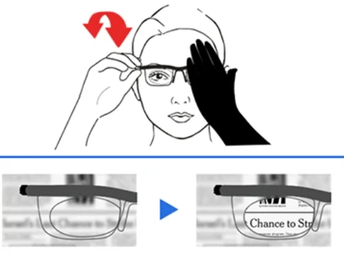 Adjust Left Lens